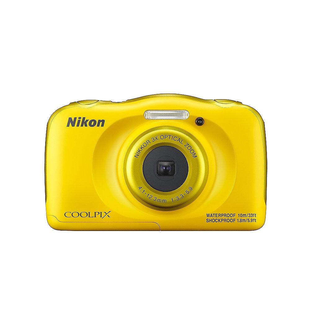 Nikon COOLPIX W100 Unterwasserkamera gelb