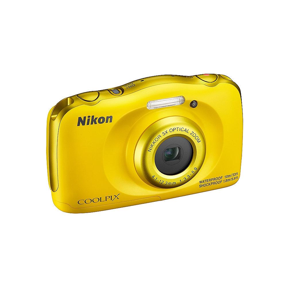 Nikon COOLPIX W100 Unterwasserkamera gelb