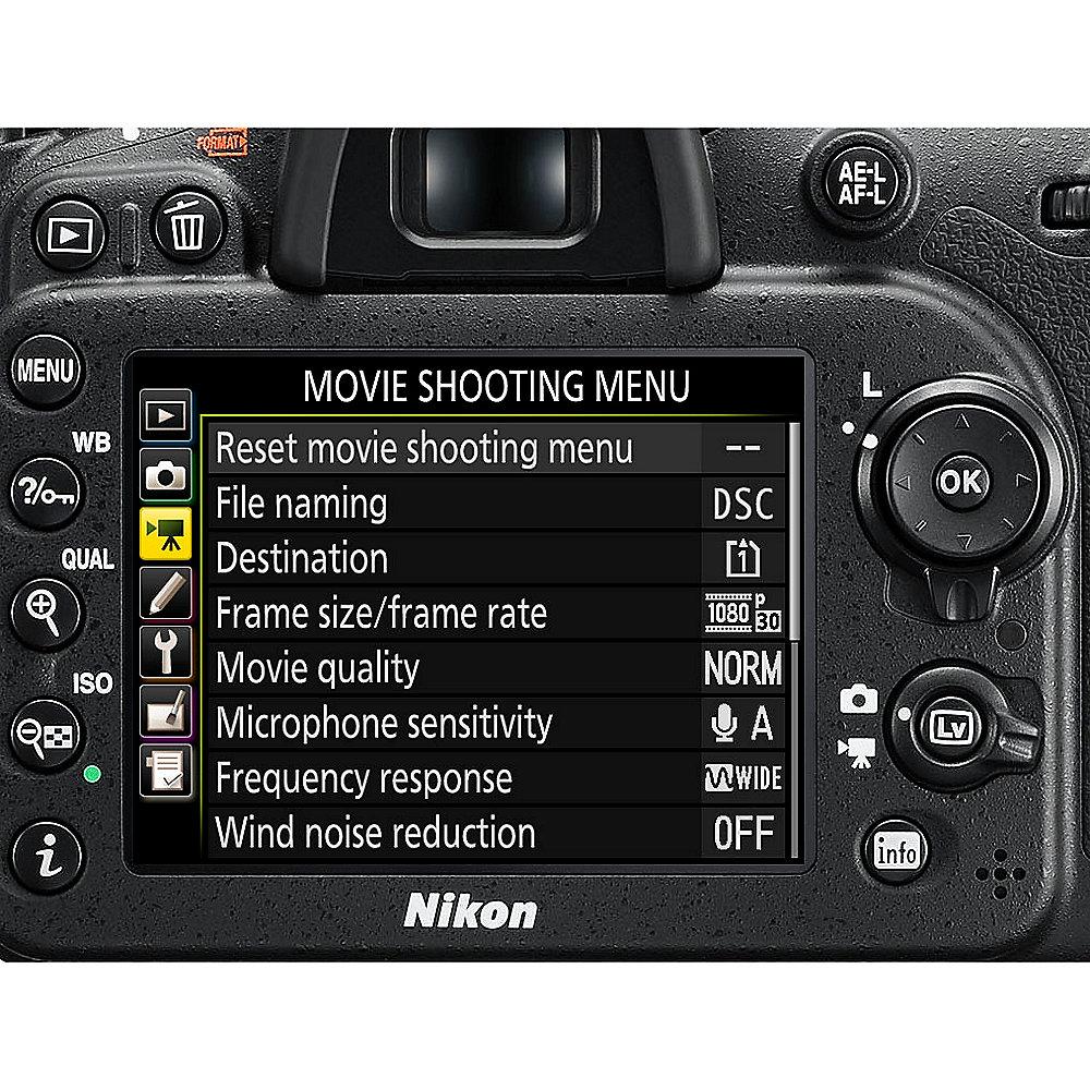 Nikon D7200 Gehäuse Spiegelreflexkamera