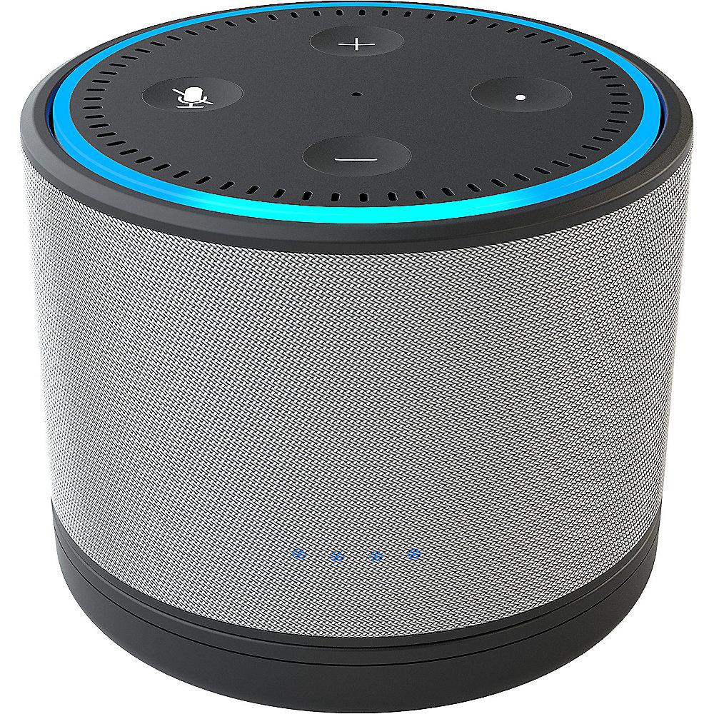 Ninety7 Dox  - Mobile Ladestation Grau passend für Amazon Echo Dot
