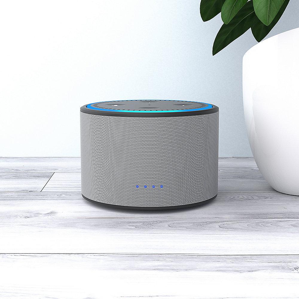 Ninety7 Dox  - Mobile Ladestation Grau passend für Amazon Echo Dot