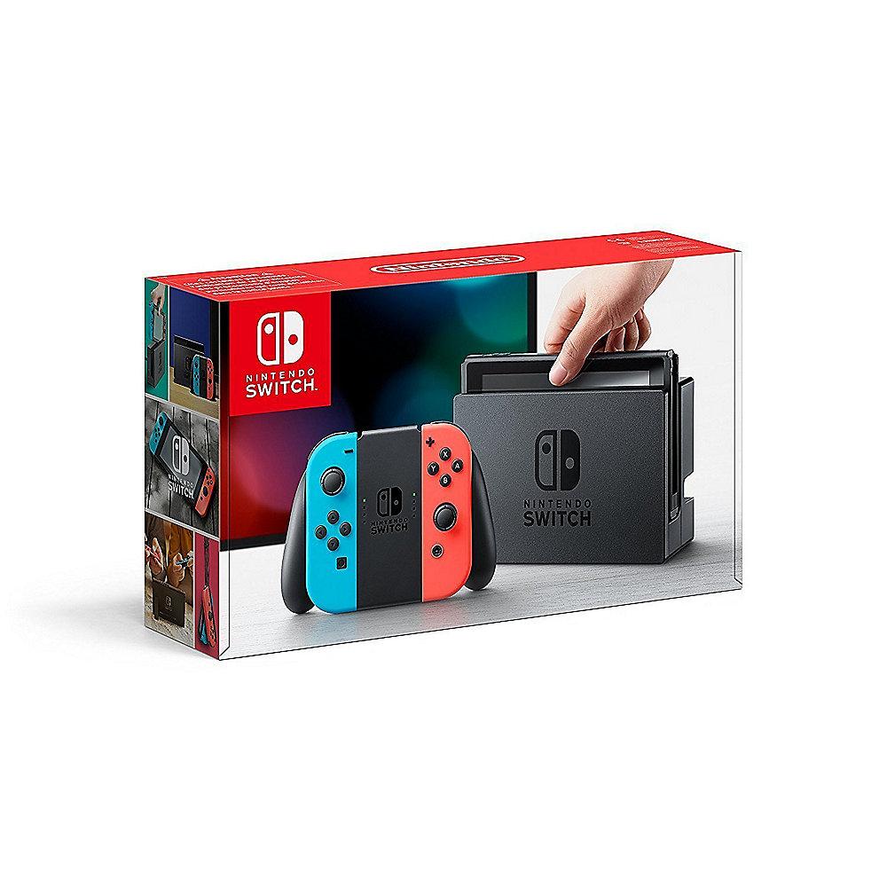 Nintendo Switch Konsole   Joy-Con Neon-rot/Neon-blau