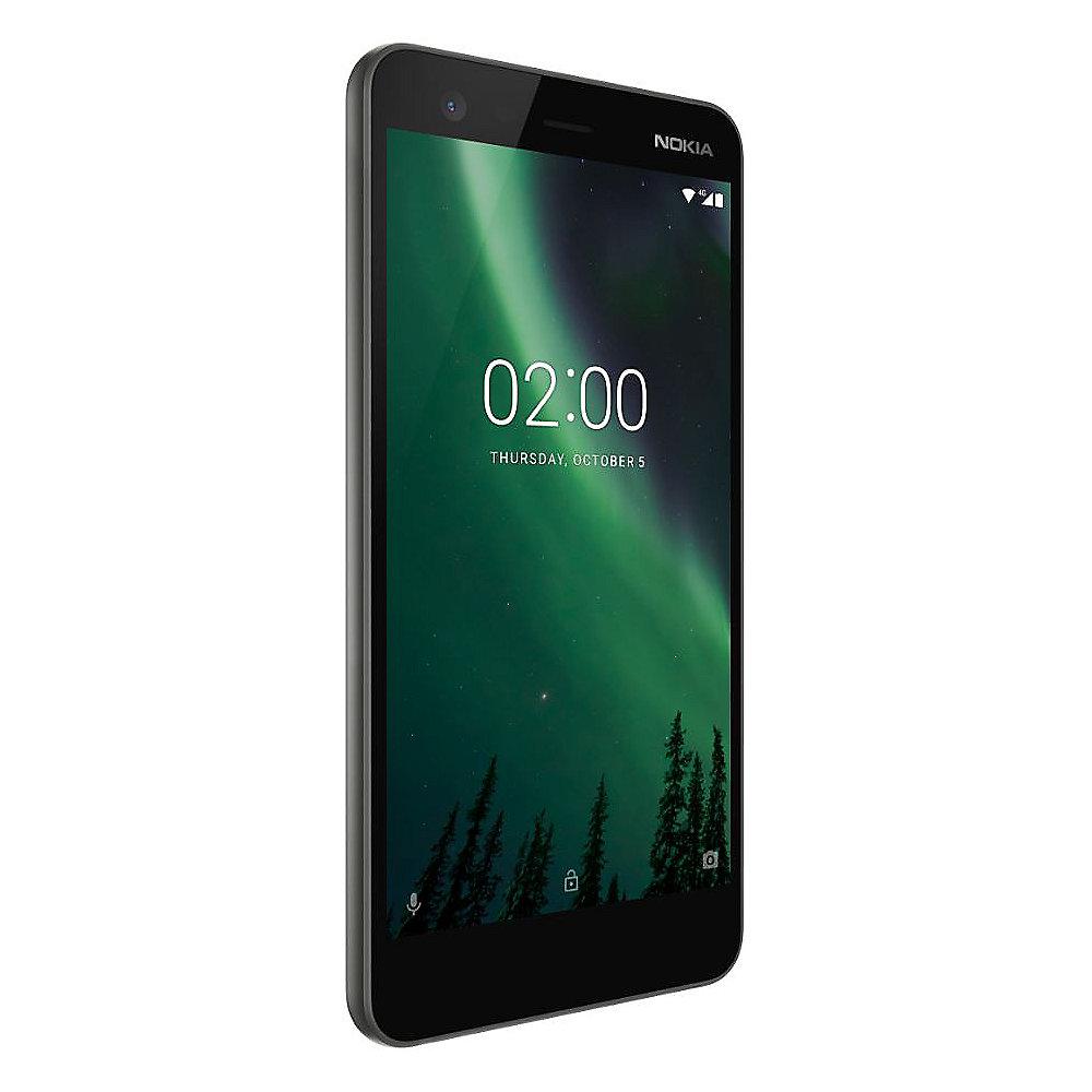 Nokia 2 Dual-SIM schwarz Android™ 7.0 Smartphone