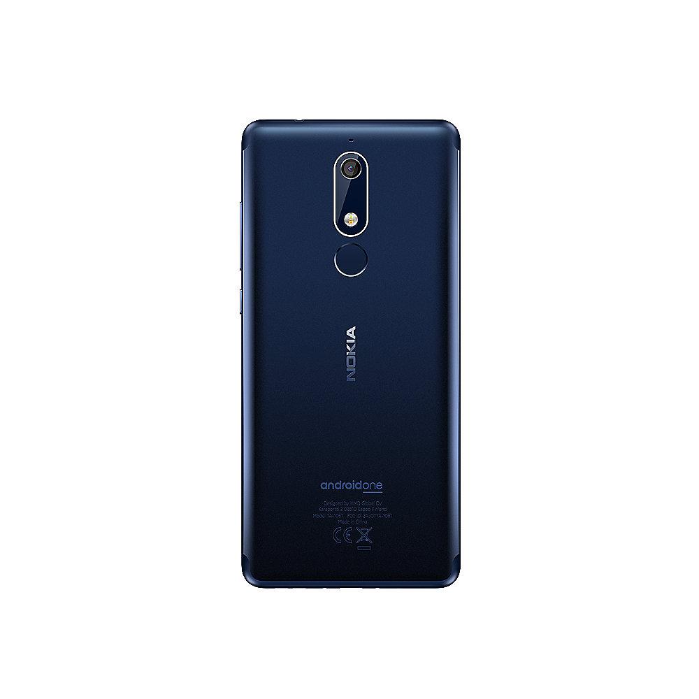 Nokia 5.1 (2018) 16GB Dual-SIM blau mit Android One, Nokia, 5.1, 2018, 16GB, Dual-SIM, blau, Android, One