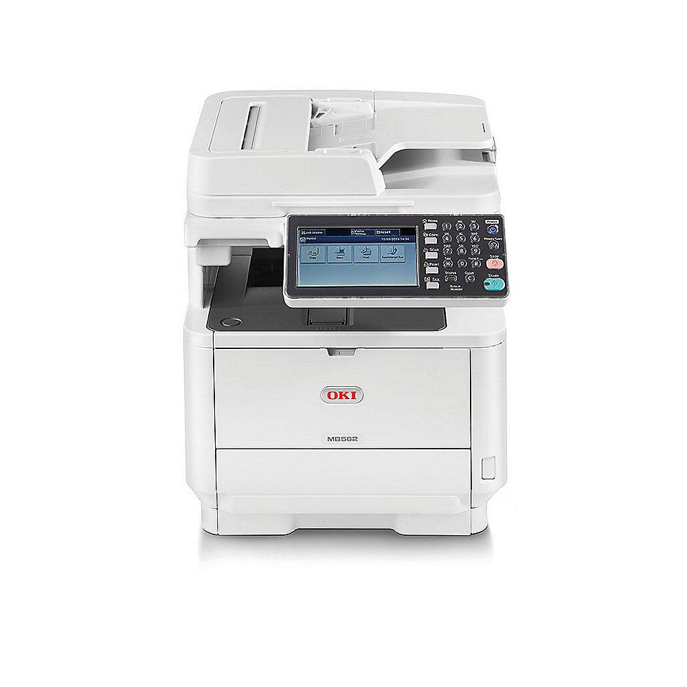 OKI MB562dnw S/W-Laserdrucker Scanner Kopierer Fax WLAN