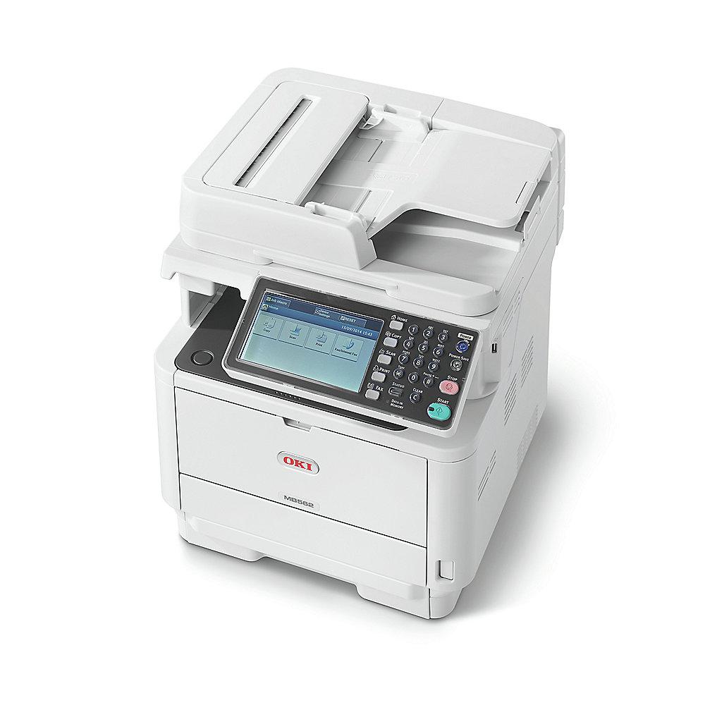 OKI MB562dnw S/W-Laserdrucker Scanner Kopierer Fax WLAN