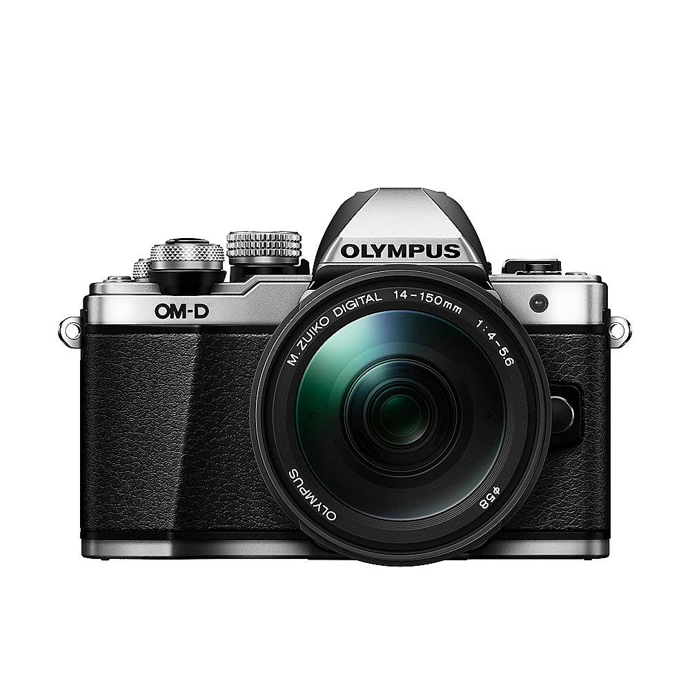 Olympus OM-D E-M10 Mark II Kit 14-150mm Systemkamera silber