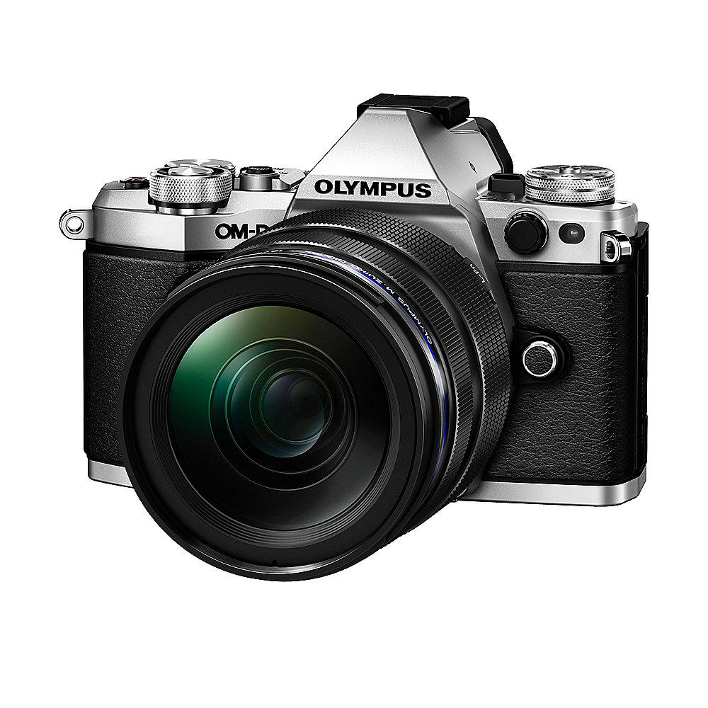 Olympus OM-D E-M5 Mark II Kit 12‑40mm 1:2.8 PRO Systemkamera silber, Olympus, OM-D, E-M5, Mark, II, Kit, 12‑40mm, 1:2.8, PRO, Systemkamera, silber