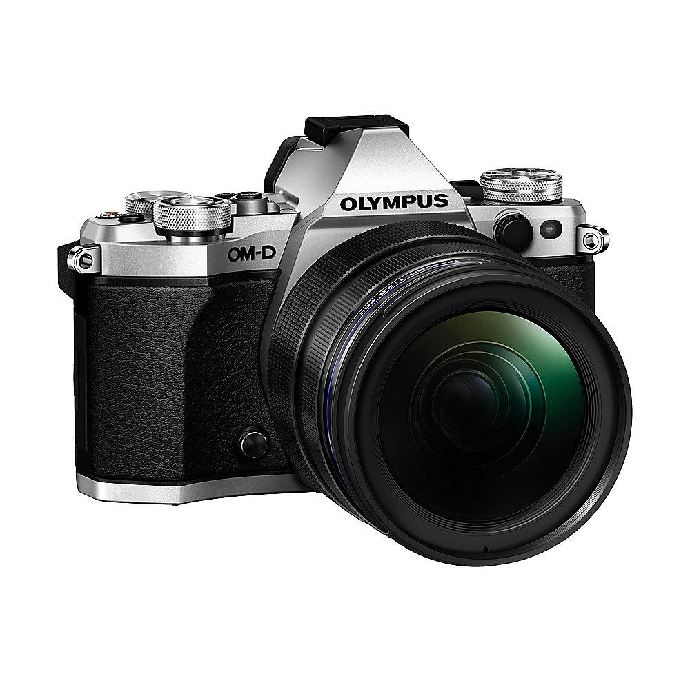 Olympus OM-D E-M5 Mark II Kit 12‑40mm 1:2.8 PRO Systemkamera silber