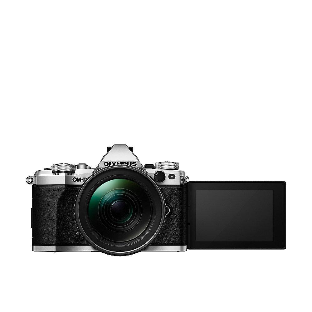 Olympus OM-D E-M5 Mark II Kit 12‑40mm 1:2.8 PRO Systemkamera silber, Olympus, OM-D, E-M5, Mark, II, Kit, 12‑40mm, 1:2.8, PRO, Systemkamera, silber