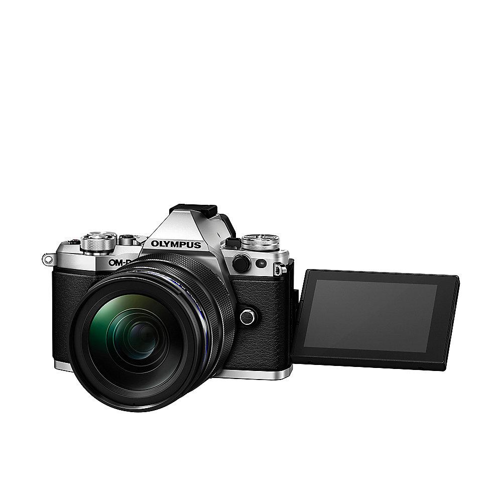 Olympus OM-D E-M5 Mark II Kit 12‑40mm 1:2.8 PRO Systemkamera silber, Olympus, OM-D, E-M5, Mark, II, Kit, 12‑40mm, 1:2.8, PRO, Systemkamera, silber