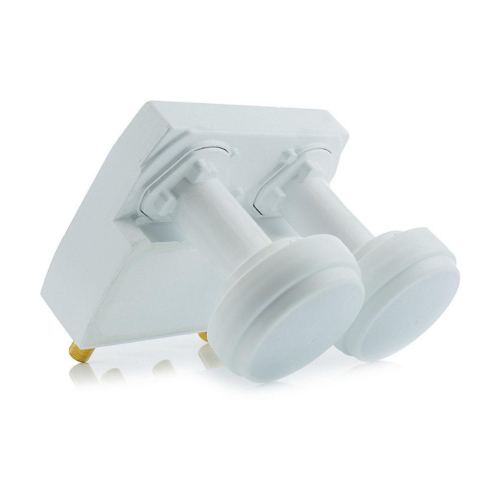 Opticum QA80 SAT   Monoblock Quad-LNB Antenne Stahl, Farbe: Ziegelrot