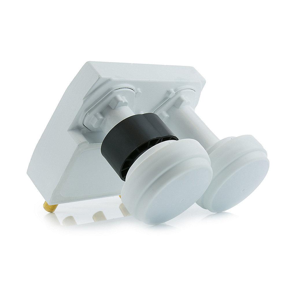 Opticum QA80 SAT   Monoblock Quad-LNB Antenne Stahl, Farbe: Ziegelrot