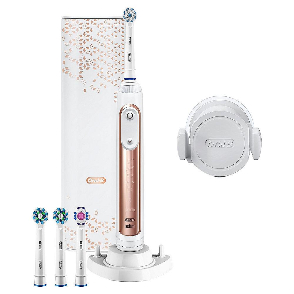 Oral-B Genius 10100S Rosegold Elektrische Zahnbürste mit Bluetooth