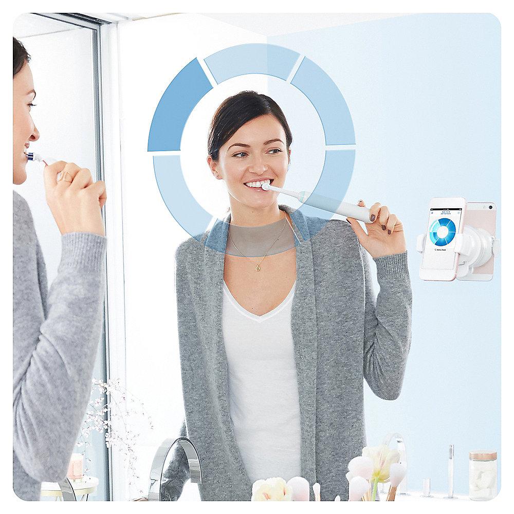 Oral-B Genius 10100S Rosegold Elektrische Zahnbürste mit Bluetooth