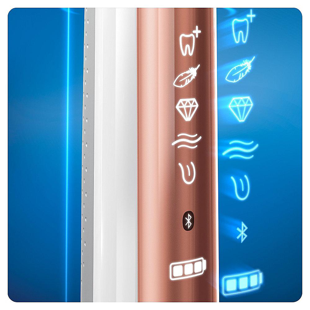 Oral-B Genius 10100S Rosegold Elektrische Zahnbürste mit Bluetooth