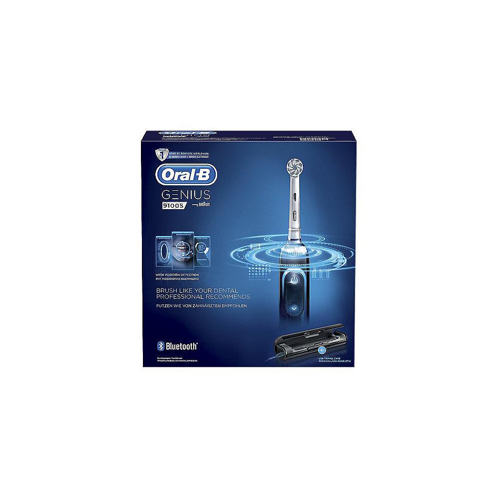 Oral-B Genius 9100S Black Elektrische Zahnbürste mit Bluetooth
