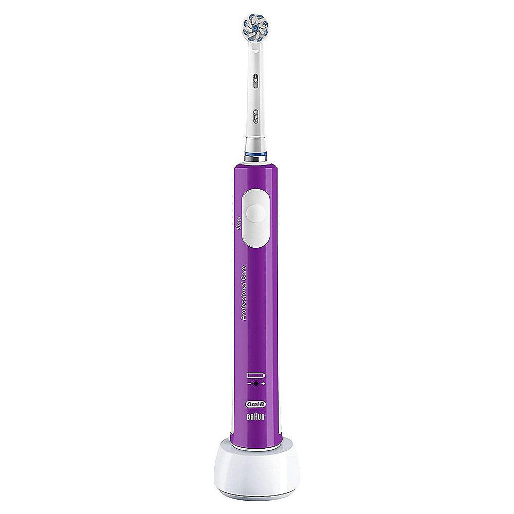 Oral-B Junior Purple Elektrische Zahnbürste für Kinder ab 6 Jahren lila