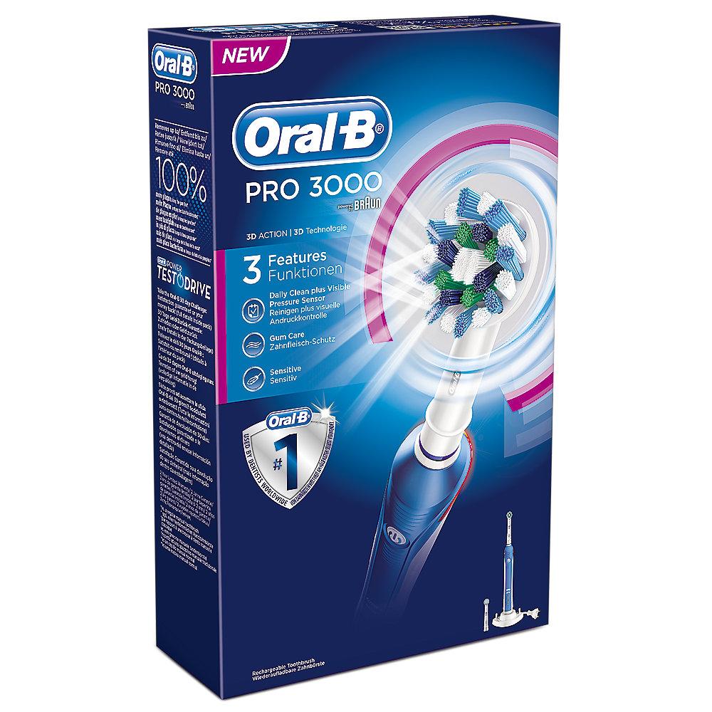 Oral-B PRO 3000 Elektrische Zahnbürste, Oral-B, PRO, 3000, Elektrische, Zahnbürste