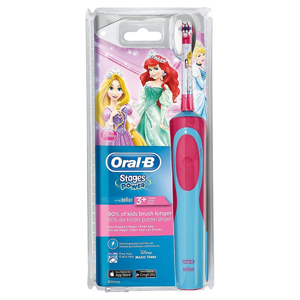 Oral-B Stages Power Princess Elektrische Zahnbürste für Kinder ab 3 Jahren