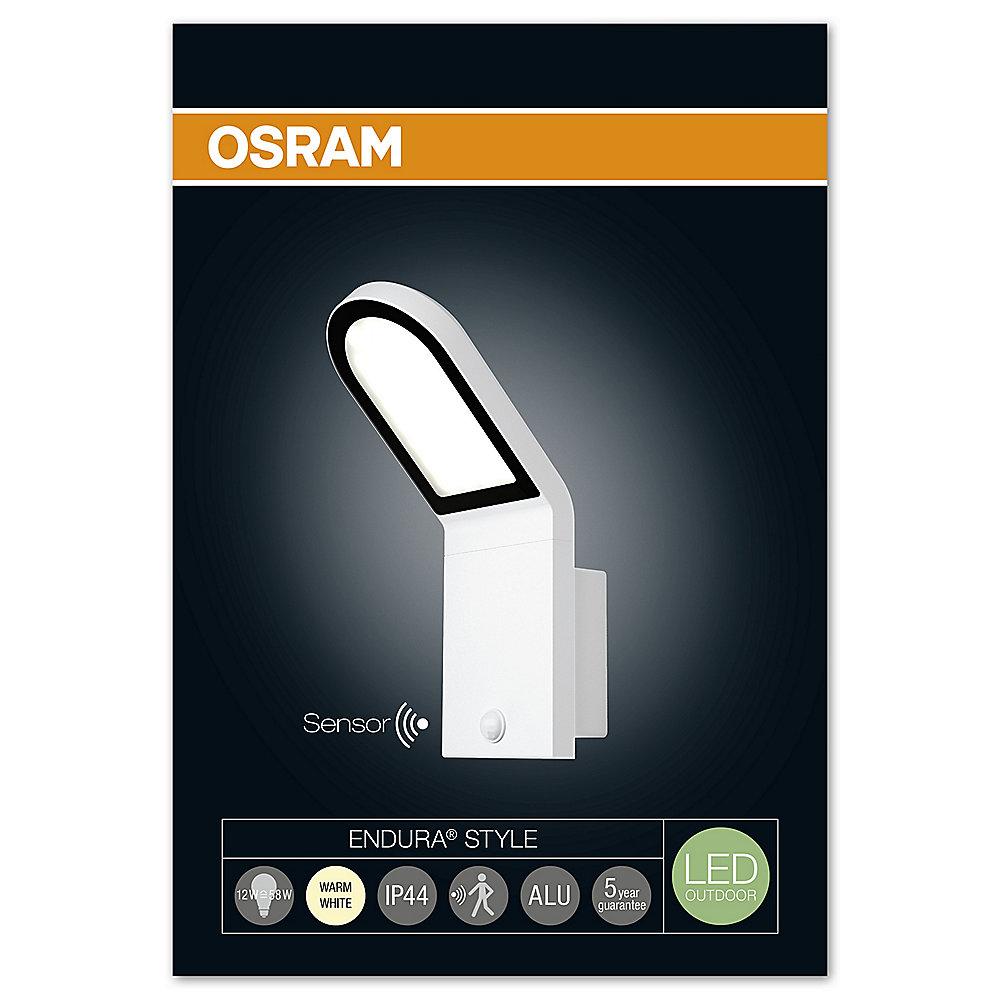 Osram Endura Style LED-Außenwandleuchte mit Bewegungssensor weiß