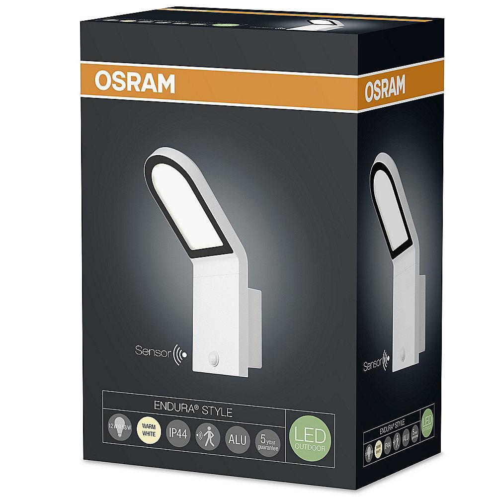 Osram Endura Style LED-Außenwandleuchte mit Bewegungssensor weiß