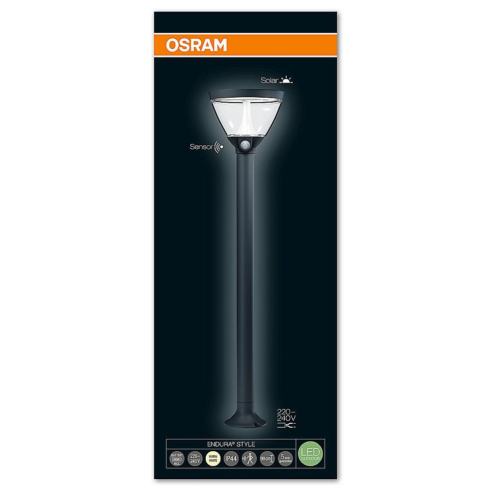 Osram Endura Style Solar LED-Sockel-/Wegeleuchte  90 cm grau