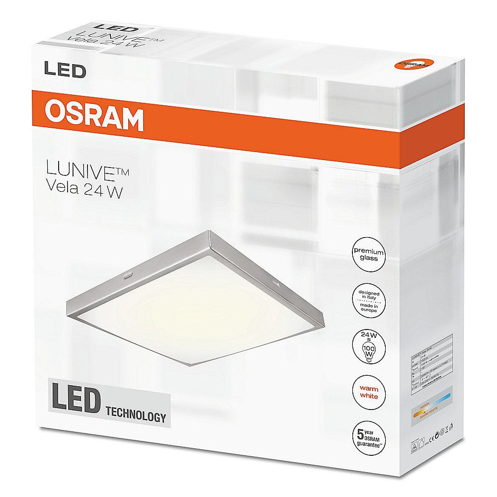 Osram Lunive Vela LED-Wand-/ Deckenleuchte 40 x 40 cm weiß