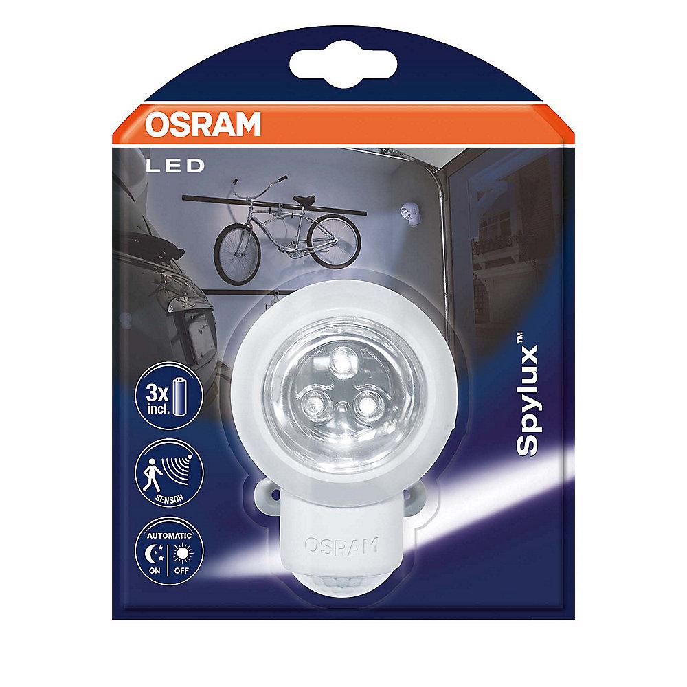 Osram Spylux mobile Sensorleuchte mit Bewegungsmelder weiß