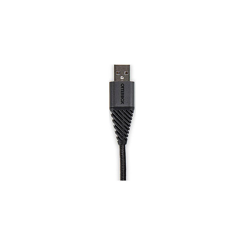 OtterBox USB Anschlusskabel 1m St. A zu St. micro B schwarz 78-51408