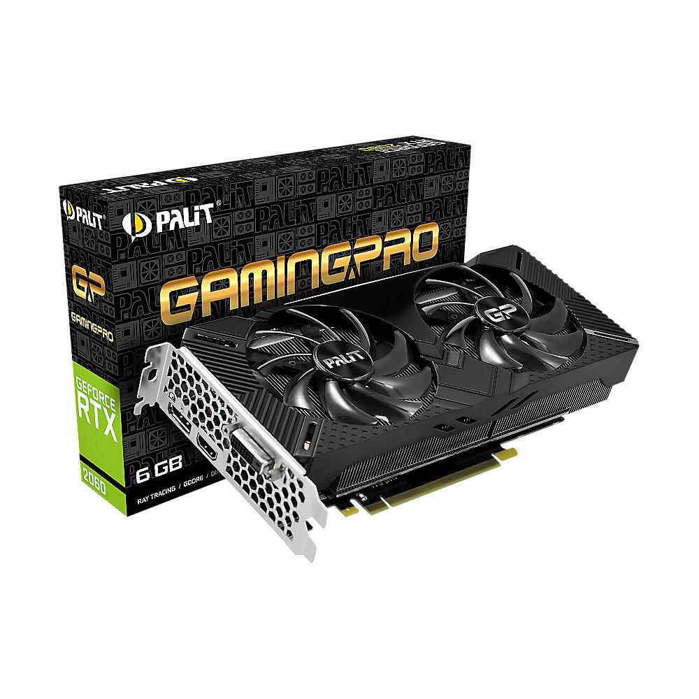 Palit GeForce RTX 2060 GamingPro 6GB GDDR6 Grafikkarte DP/HDMI/DVI