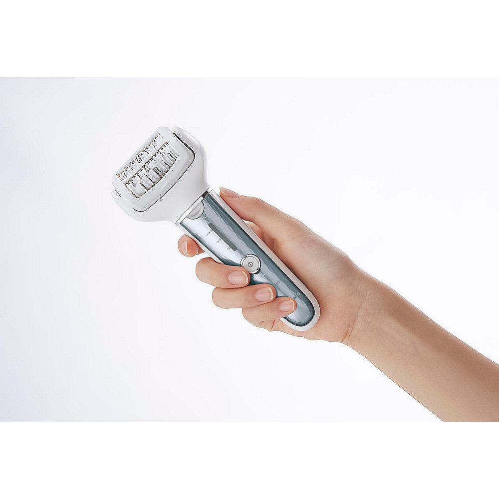 Panasonic ES-EL2A Nass-/Trocken-Epilierer Set blau/weiß