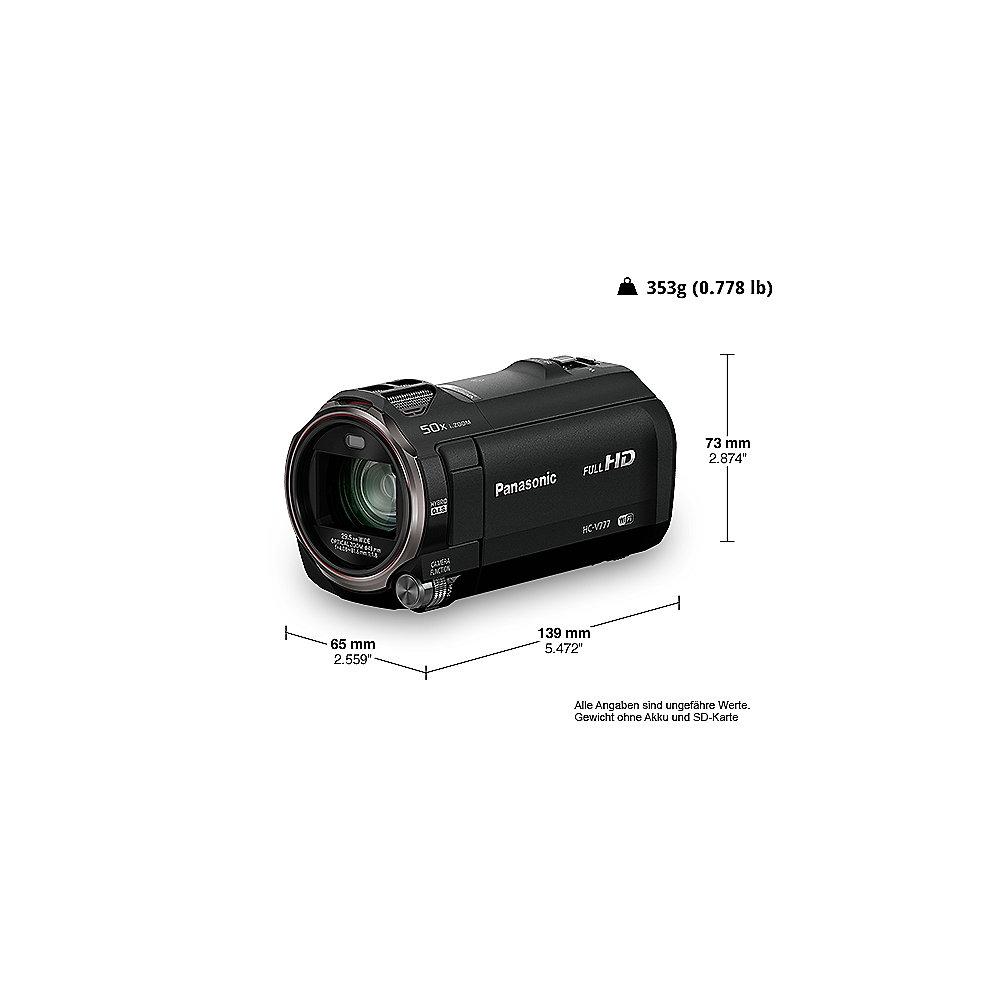 Panasonic HC-V777 Camcorder schwarz