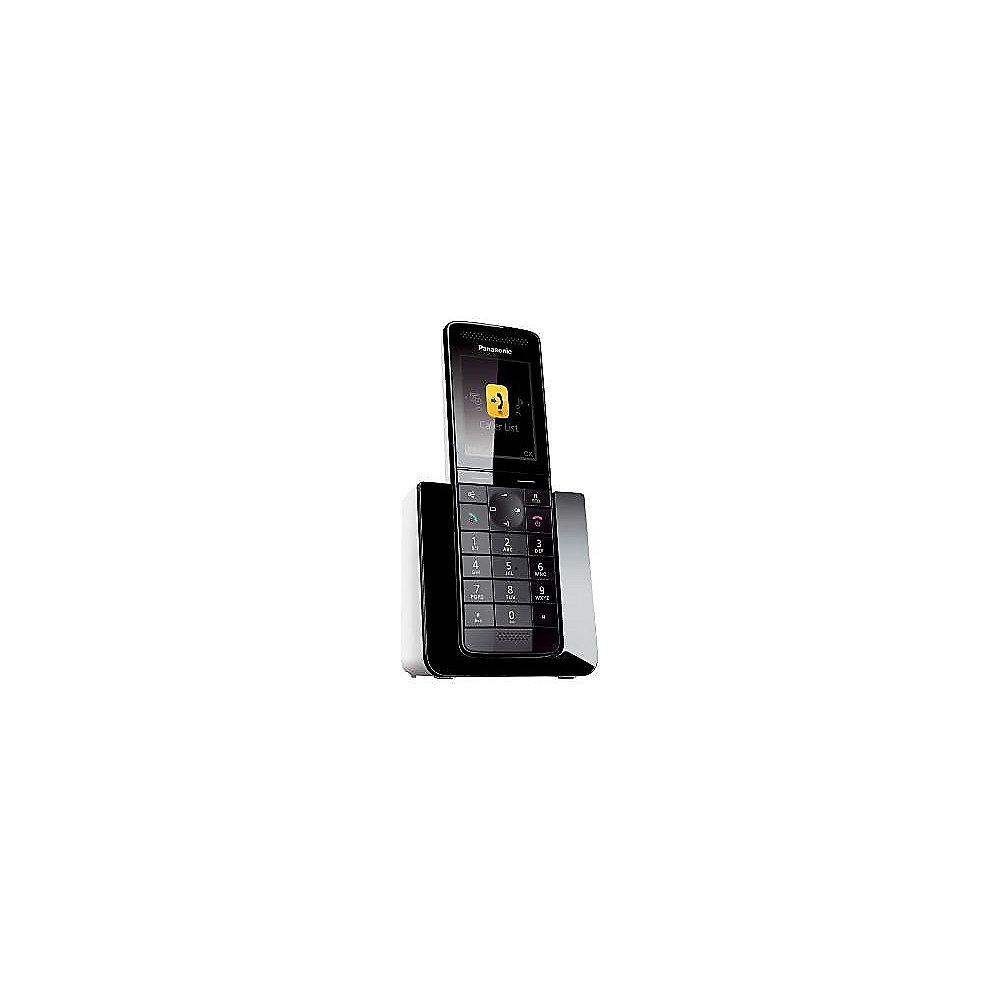 Panasonic KX-PRS120GW schnurloses DECT Festnetztelefon, schwarz