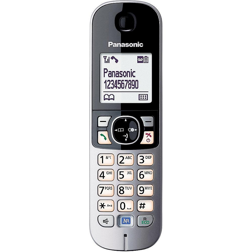 Panasonic KX-TG6824GB schnurloses Festnetztelefon(analog) inkl. Anrufbeantworter