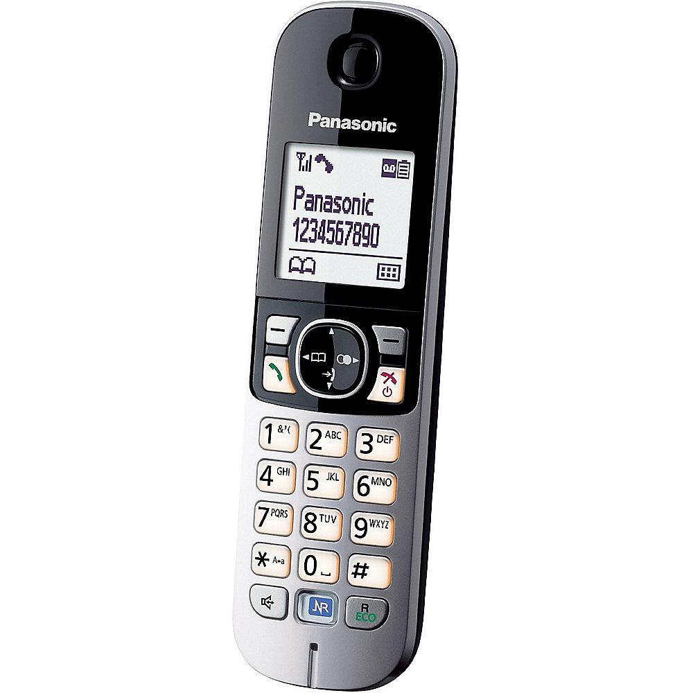 Panasonic KX-TG6824GB schnurloses Festnetztelefon(analog) inkl. Anrufbeantworter, Panasonic, KX-TG6824GB, schnurloses, Festnetztelefon, analog, inkl., Anrufbeantworter