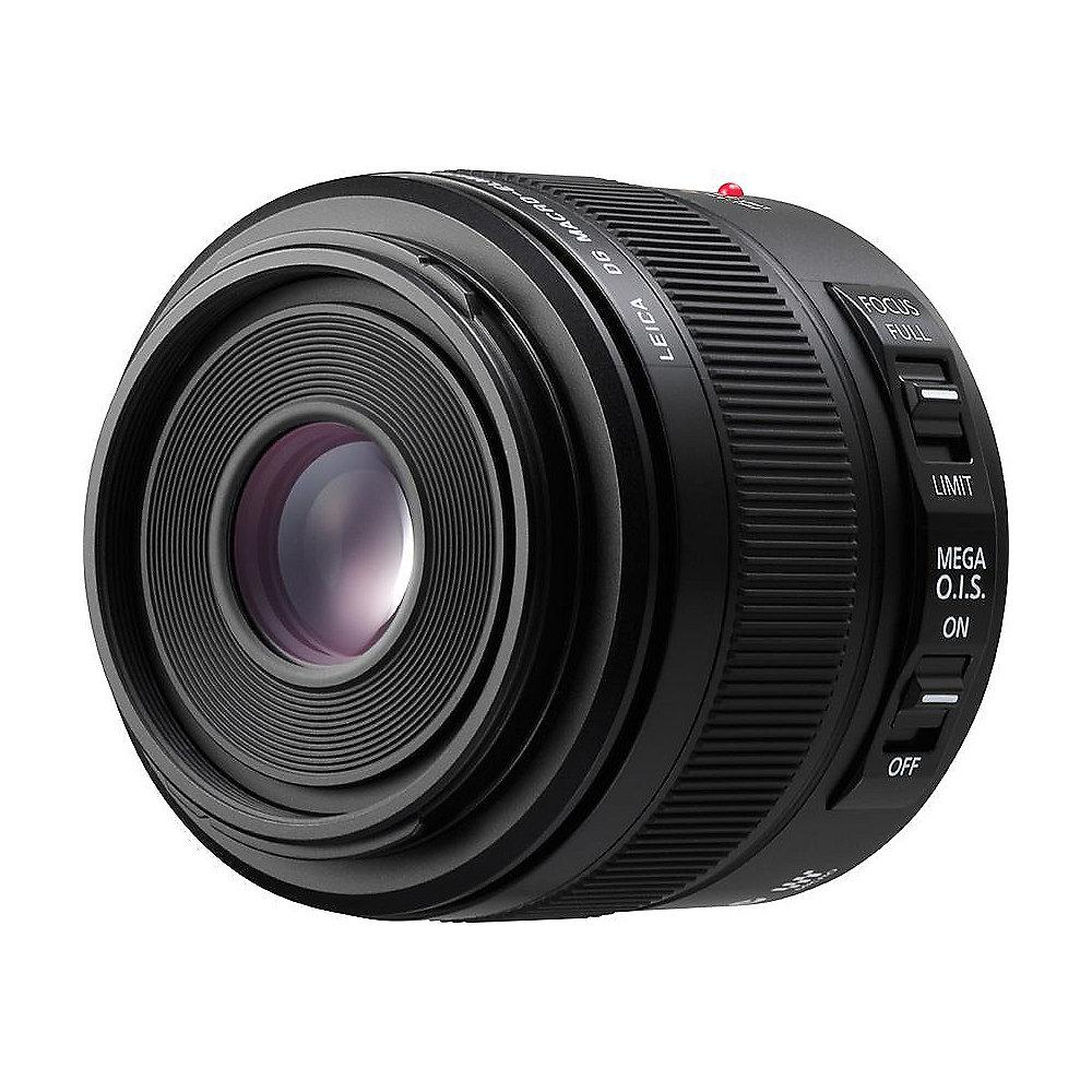 Panasonic Leica DG 45mm F/2.8 Makro-Elmarit OIS Objektiv für Lumix G (H-ES045E), Panasonic, Leica, DG, 45mm, F/2.8, Makro-Elmarit, OIS, Objektiv, Lumix, G, H-ES045E,