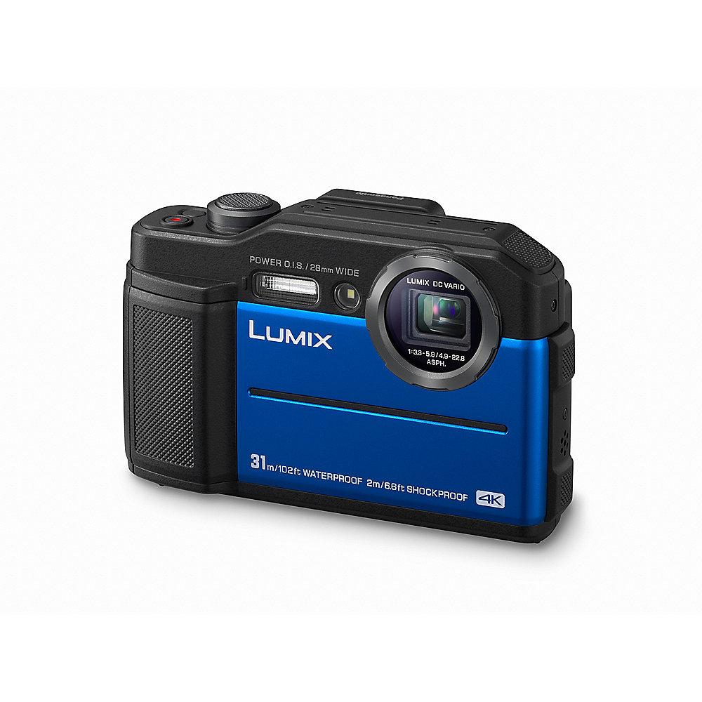 Panasonic Lumix DC-FT7 robuste Outdoorkamera wasserdicht stoßfest blau