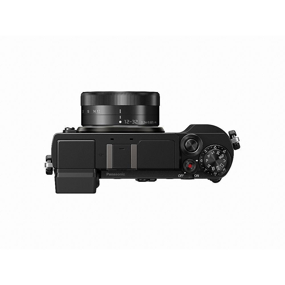 Panasonic Lumix DC-GX9 Kit Systemkamera 20MP mit Objektiv H-FS12032E-K