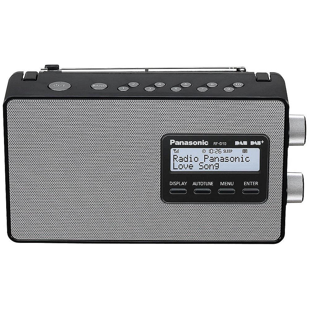 Panasonic RF-D10 Digital-Radio DAB  schwarz, Panasonic, RF-D10, Digital-Radio, DAB, schwarz
