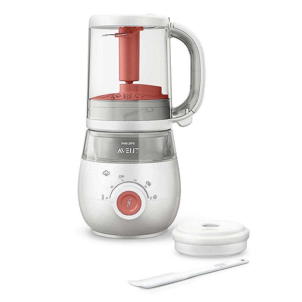 Philips Avent SCF881/01 4-in1- Babynahrungszubereiter Rot, Philips, Avent, SCF881/01, 4-in1-, Babynahrungszubereiter, Rot