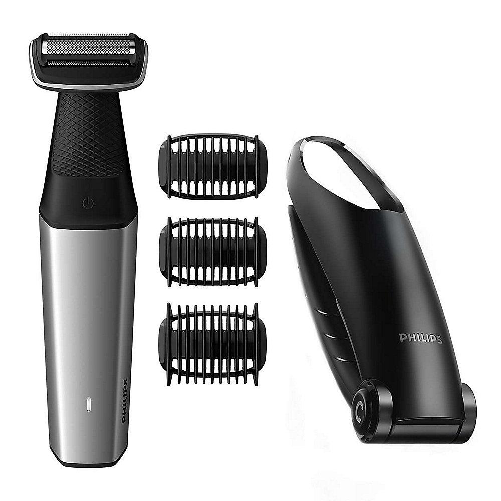 Philips BG5020/15 Wasserfester Bodygroomer mit 3 Kammaufsätzen   Verlängerung