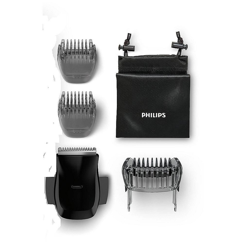 Philips BT7220/15 Series 7000 Vakuum-Bartschneider schwarz/silber