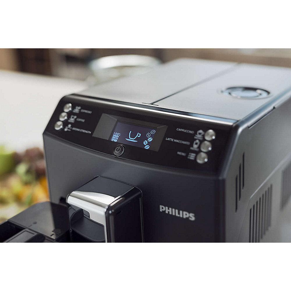 Philips EP3551/00 Kaffeevollautomat 3100 Serie mit Milchkanne schwarz