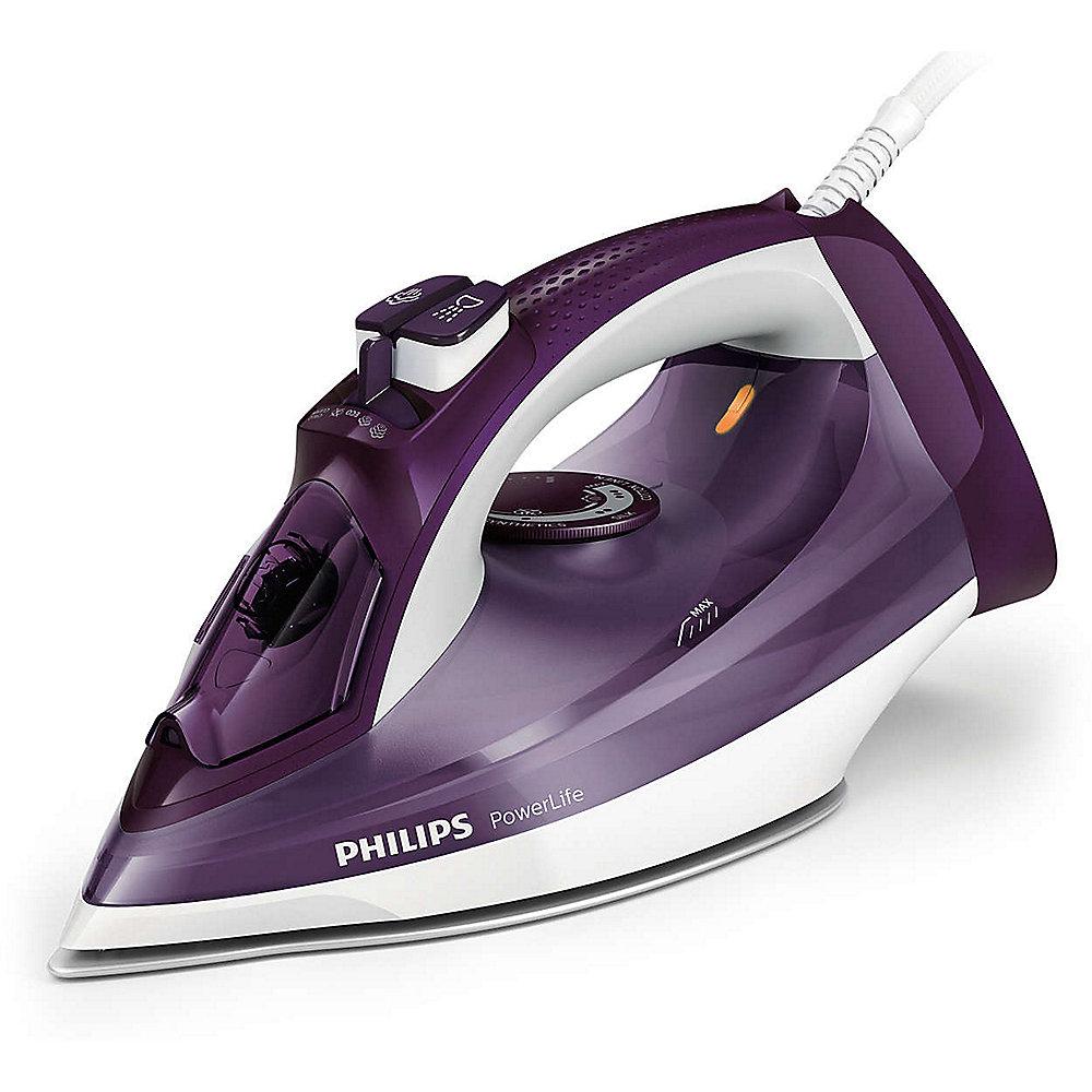 Philips GC2995/30 PowerLife Serie Dampfbügeleisen 2400W lila 320ml Tank