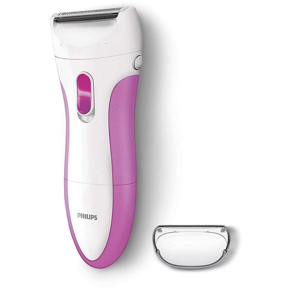 Philips HP6341/00 Ladyshaver Nass und Trocken weiß/lila