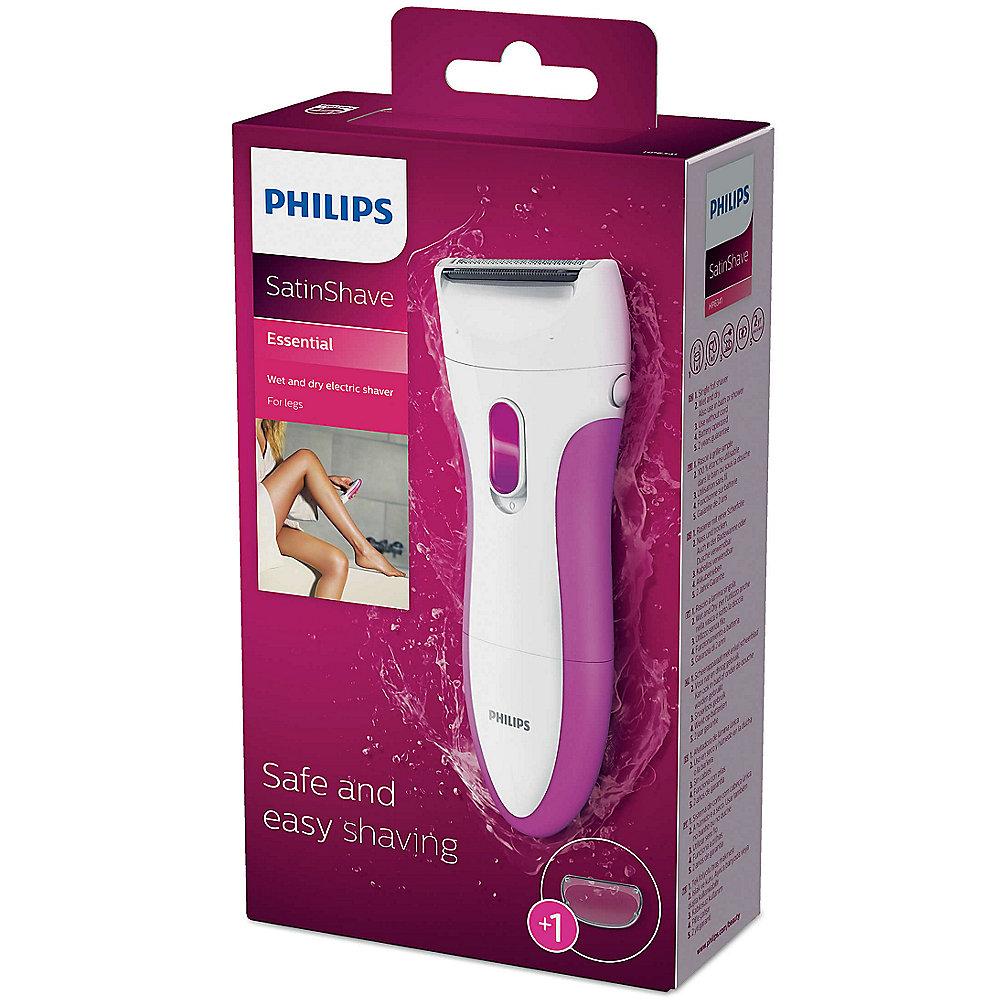 Philips HP6341/00 Ladyshaver Nass und Trocken weiß/lila