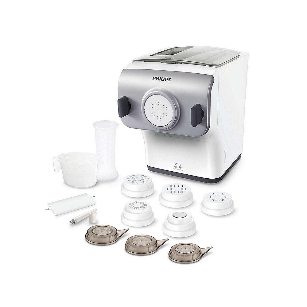 Philips HR2354/12 Pastamaker Wiegefunktion, 200W, Display, 6 Formscheiben, Weiß