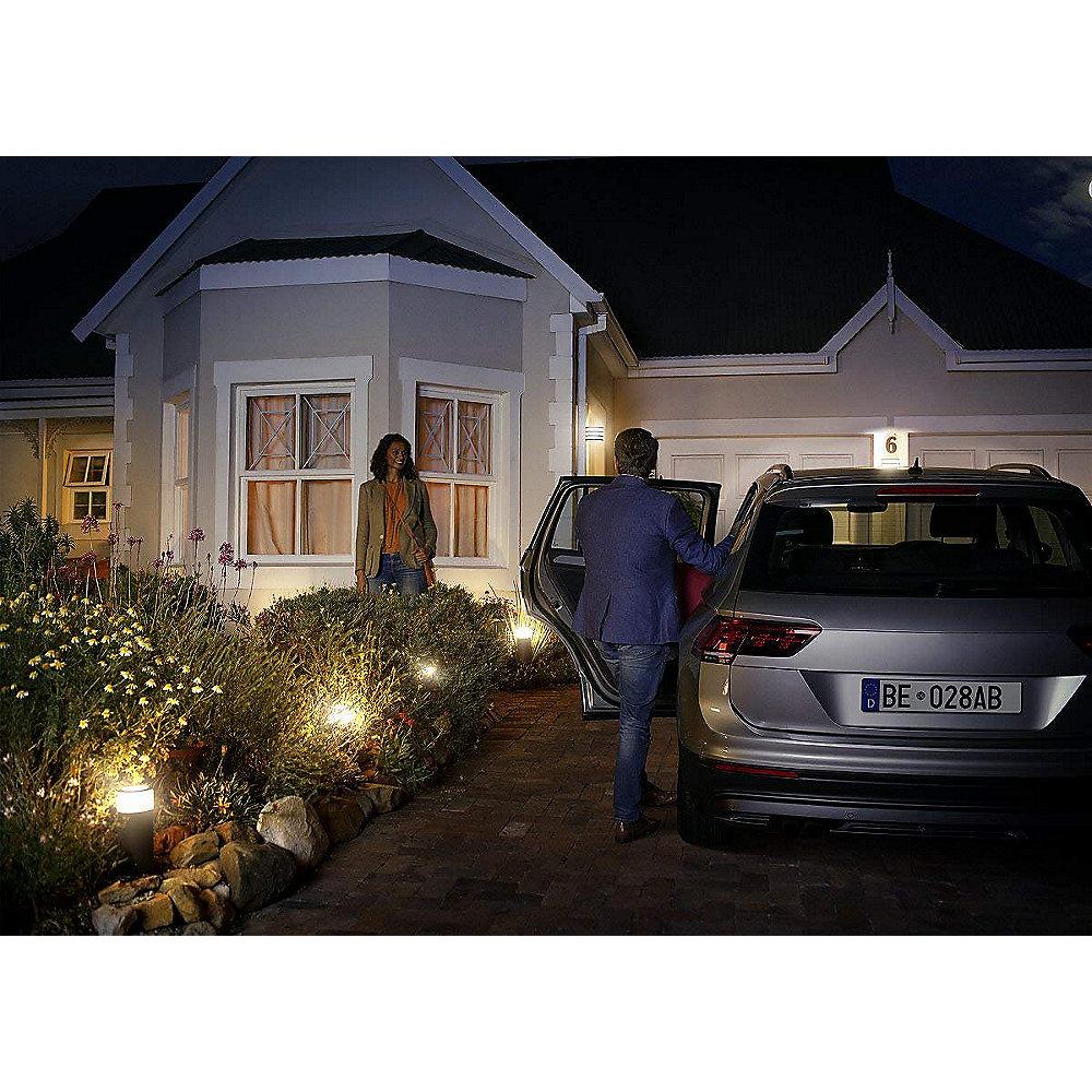 Philips Hue LED Sockel-/Wegeleuchte Calla Basis-Set schwarz