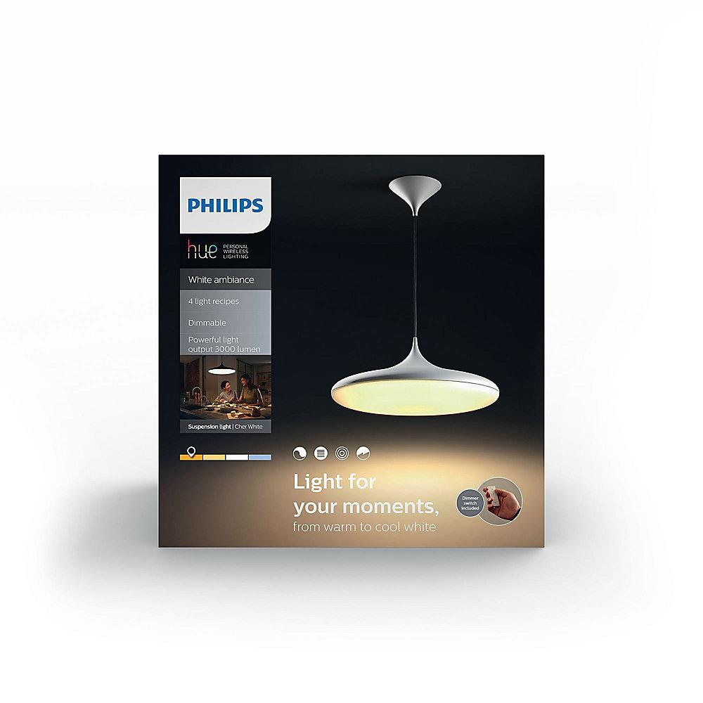 Philips Hue White Ambiance Cher Pendelleuchte weiß inkl. Dimmschalter, Philips, Hue, White, Ambiance, Cher, Pendelleuchte, weiß, inkl., Dimmschalter